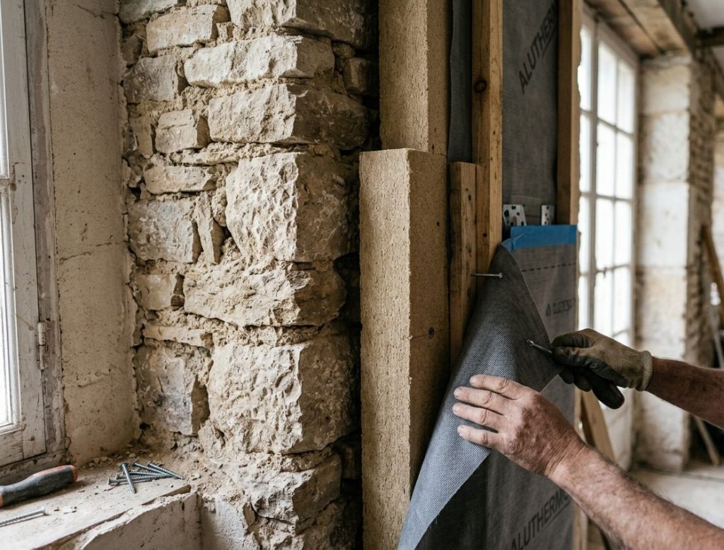 Quelle isolation choisir pour un mur en pierre ?