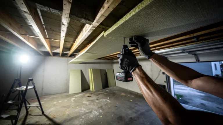 Comment réussir l’isolation du plafond du garage sans perdre de hauteur ?